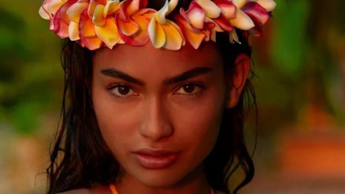 Kelly Gale was photographed by James Macari in Sumba Island, Indonesia.